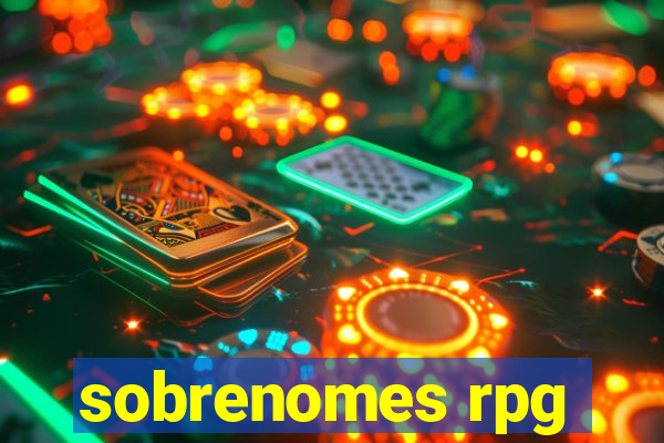 sobrenomes rpg